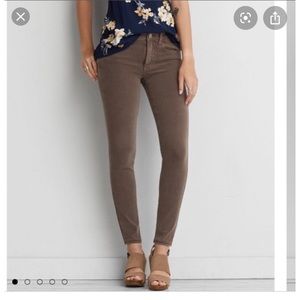 American Eagle chocolate brown jegging